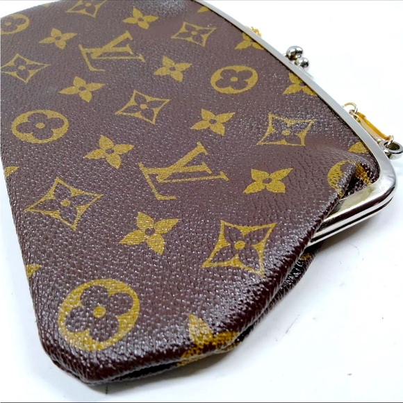 Authentic Louis Vuitton Accessory pouch Bucket pouch Brown Monogram - Picture 6 of 10
